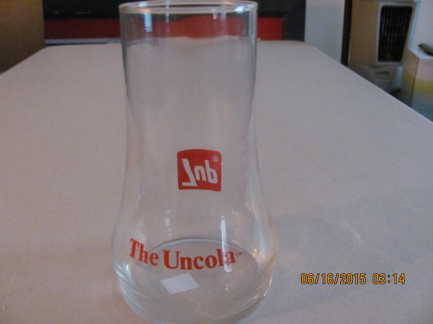 7-Up the uncola upside down glasses set of six