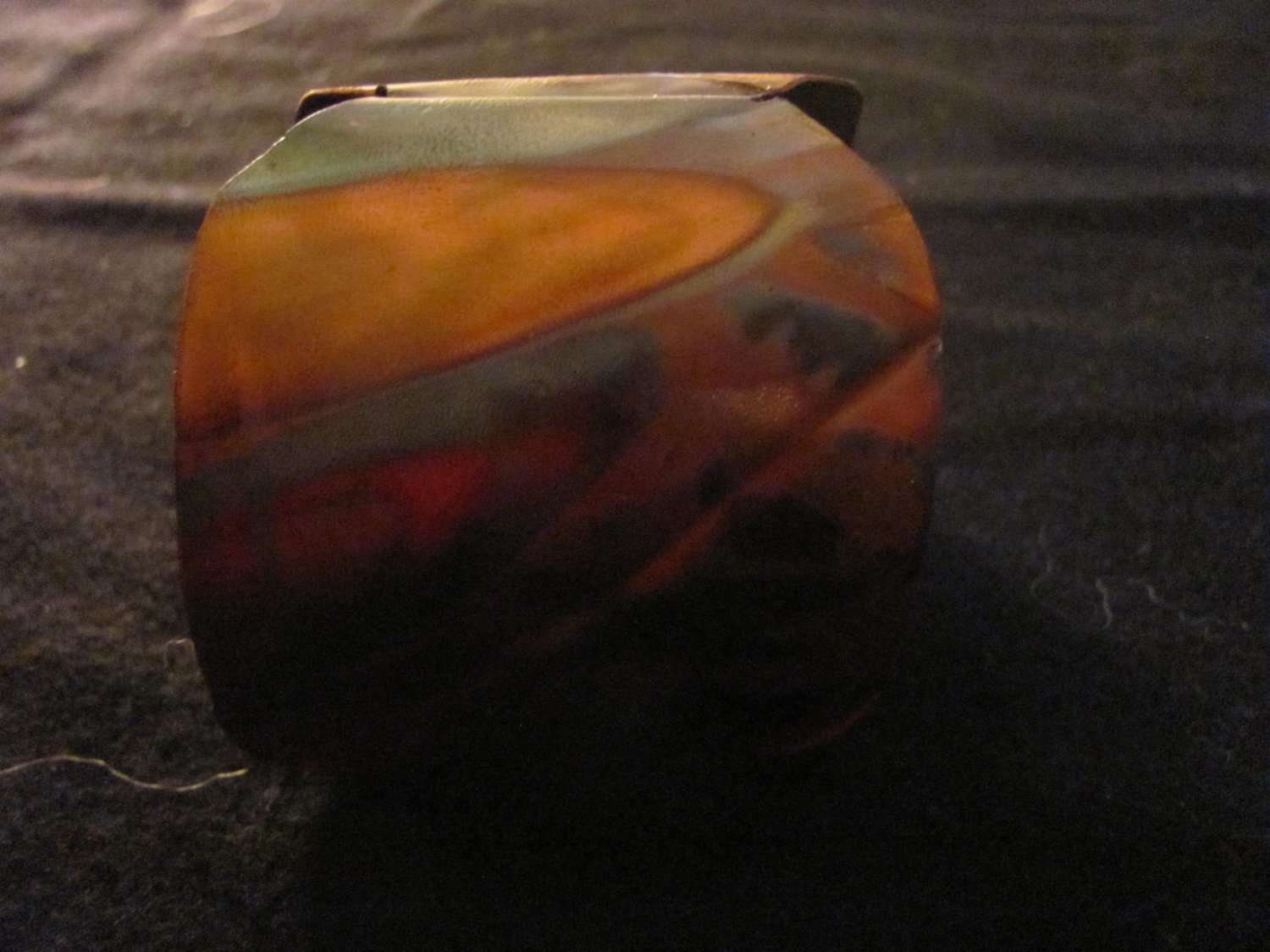 Copperworks Flame Colored Copper Bracelet Cuff Bowtie