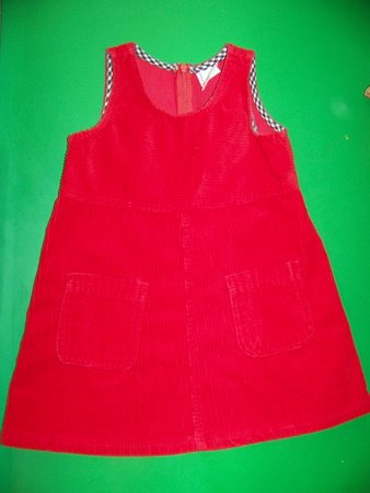 Hanna Andersson Red Corduroy Jumper