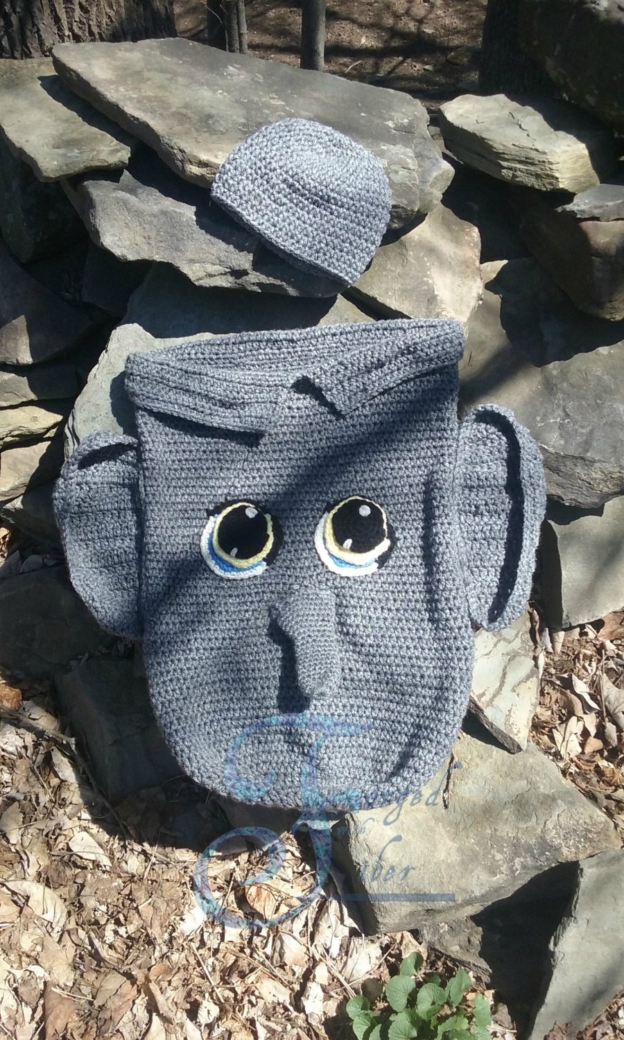 Elephant Cocoon Pattern Newborn-2T