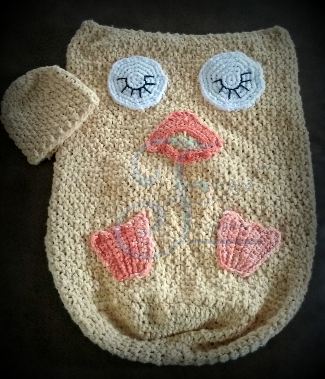 Duck Cocoon Pattern Newborn-2T