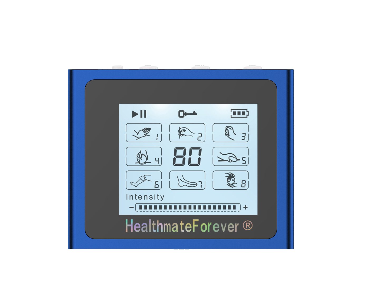 TS8 HealthmateForever TENS Unit Electrical Muscle Stimulator Blue