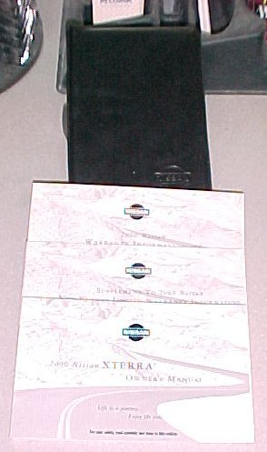 New 2000 Nissan Xterra Factory Owners Manual Set
