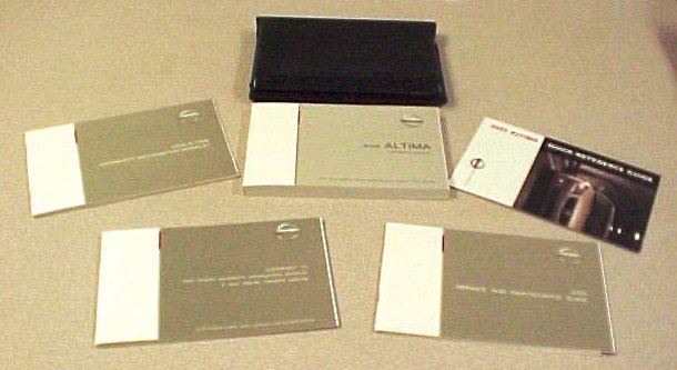 New 2005 Nissan Altima Factory Owners Manual Set