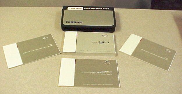 New 2004 Nissan Quest Factory Owners Manual Set