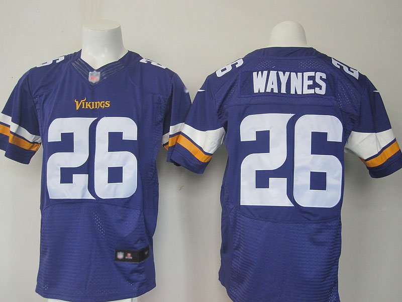 Men's Nike Minnesota Vikings #26 Trae Waynes jersey