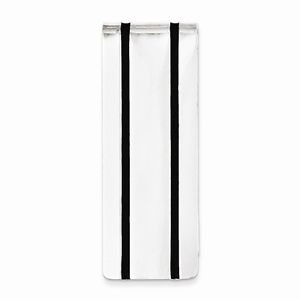 SOLID STERLING SILVER MONEY CLIP WITH ENAMELED STRIPES - 13.7 GRAMS