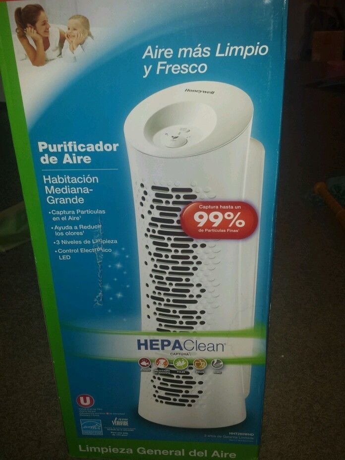Honeywell HHT290WHDÂ HEPA-type filters Tower Air Purifier & Air Purifier Whites