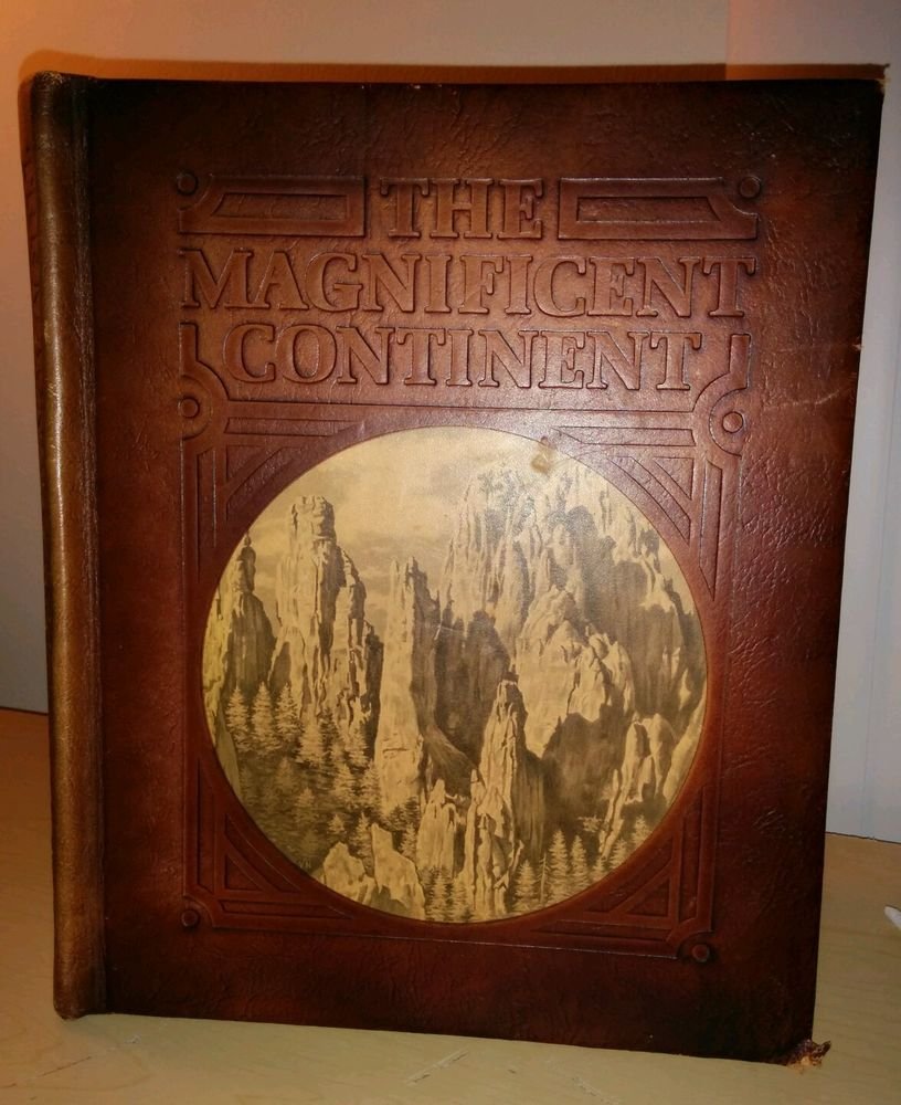 1975 THE MAGNIFICENT CONTINENT BY RAND McNALLY. English, Hardcover
