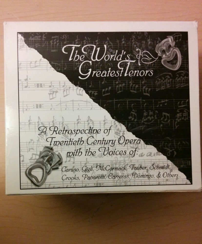 The World's Greatest Tenors Box set (CD, 7 Discs, Eagle Records (USA) "SAVE NOW"
