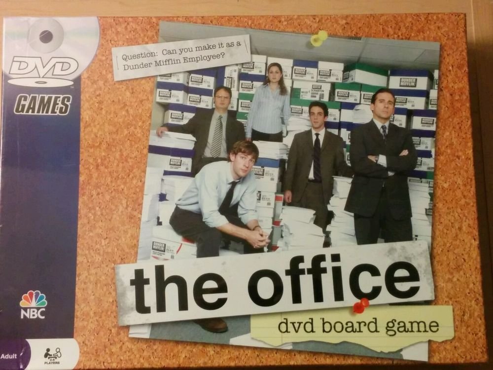 The Office Game : TV Series Based DVD Board Game New Sealed NBC "SAVE NOW"