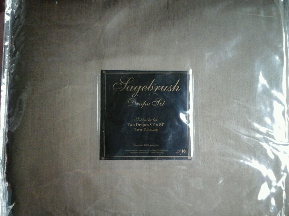 Loft18 80"x84" Sagebrush Two Drape Set