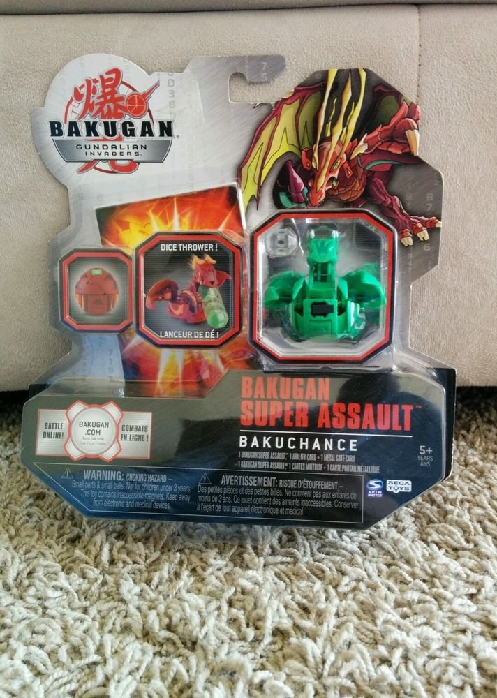 Bakugan Super Assault New Gundalian Invaders BakuChance (Green) Ventus Mystic E