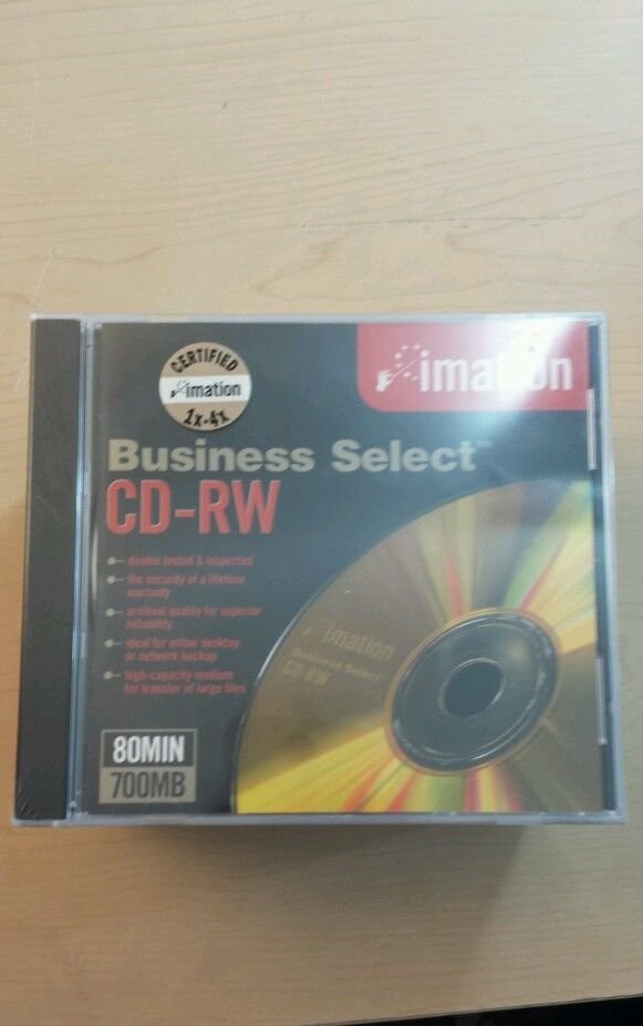 Imation Business Select - Business Select CD-RW 700MB 4X 10 Discs Quantity 1
