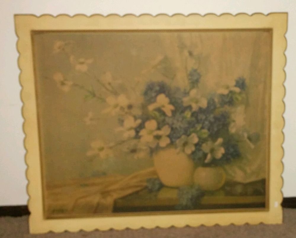 Oil Painting by Phil Greer Wild flowers Vintage Phil Greer Floral & Gardens