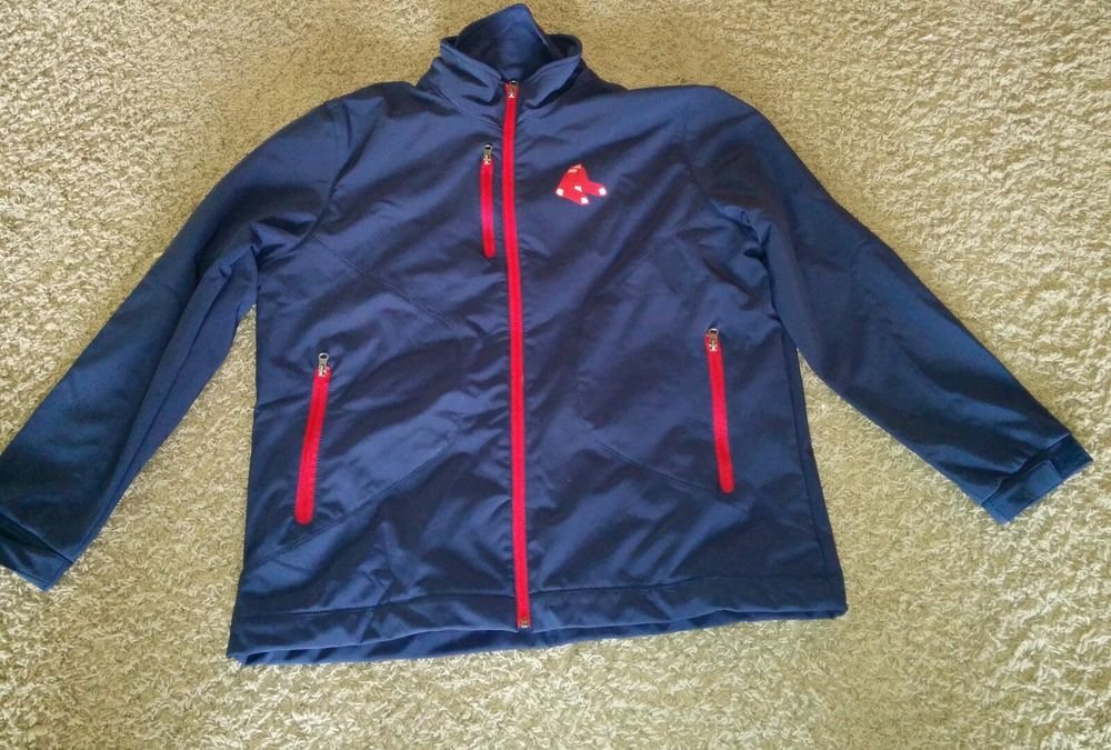 Boston Red Sox MLB Jacket L- EG Blue Unisex Adult Regular Season MLB "SAVE NOW"