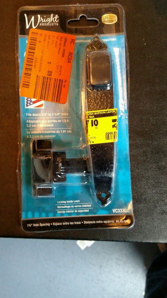 hampton vc333bl door latch storm