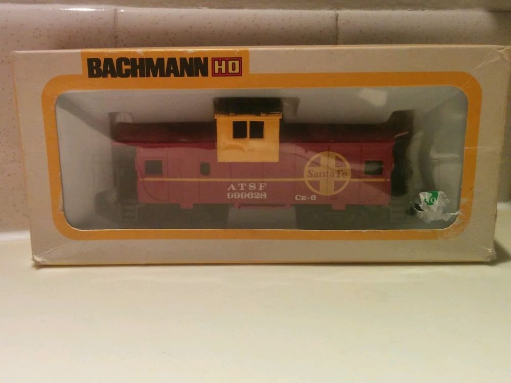 Train Cars Bachmann HO Scale Sante Fe ASF 999628 Caboose - LNIB! "SAVE NOW"