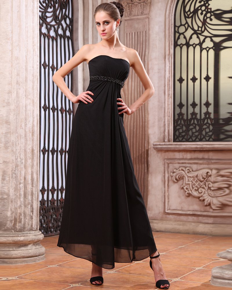 Beautiful Chiffon Floor Length Bridesmaid Dress Gown