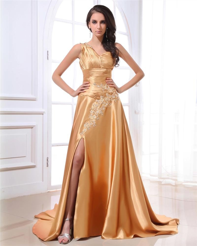Золотой Цвет Платья Фото