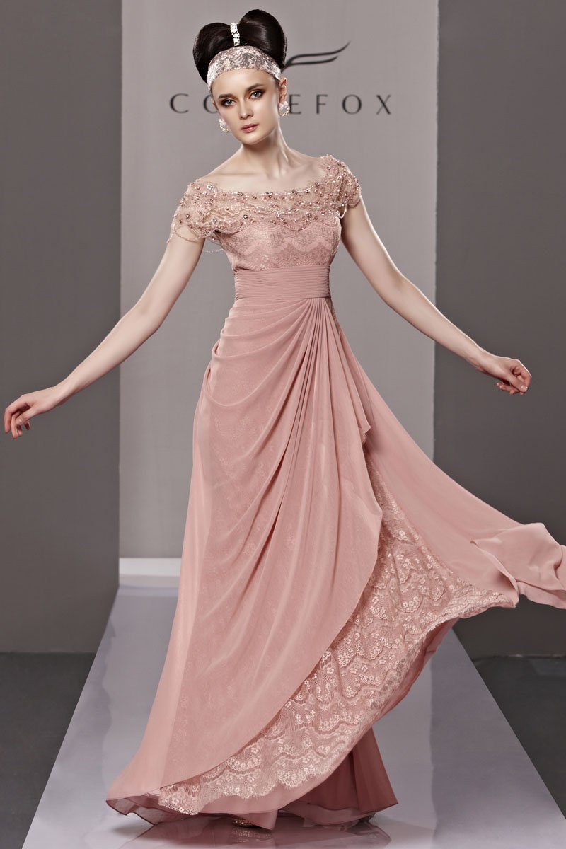Strapless Beading Flower Hem Sleeveless Zipper Floor Length Tencel Woman Evening Dresses