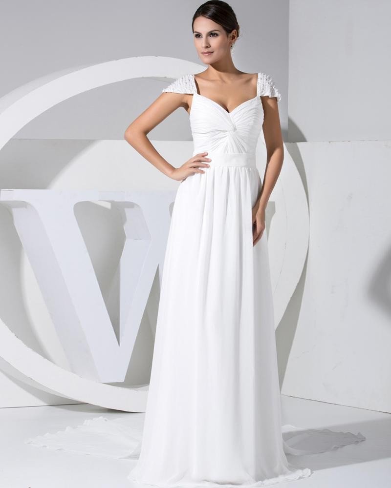 Sweetheart Sleeveless Zipper Floor Length Ruffle Elastic Silk Like Satin Chiffon Silk Woman Celebrit