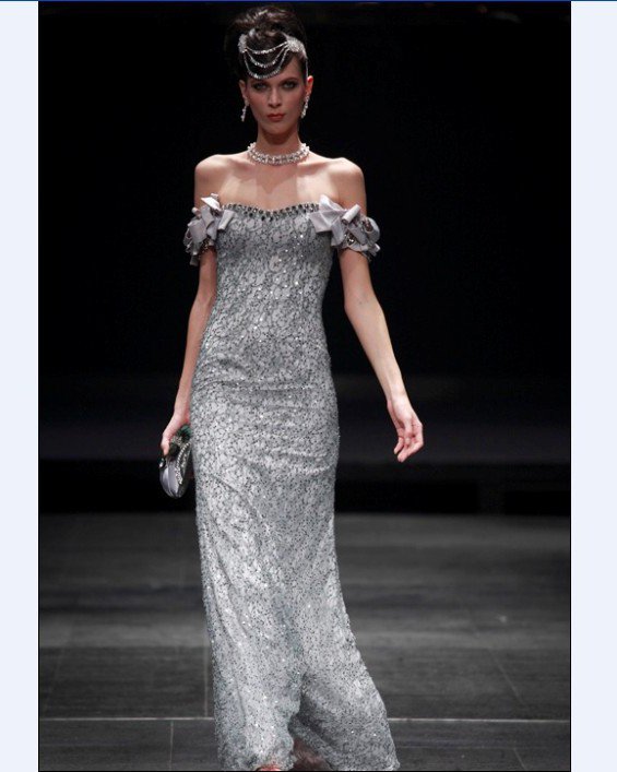 Sheath Strapless Floor Length Bead Satin Imitated Silk Evening Dresses
