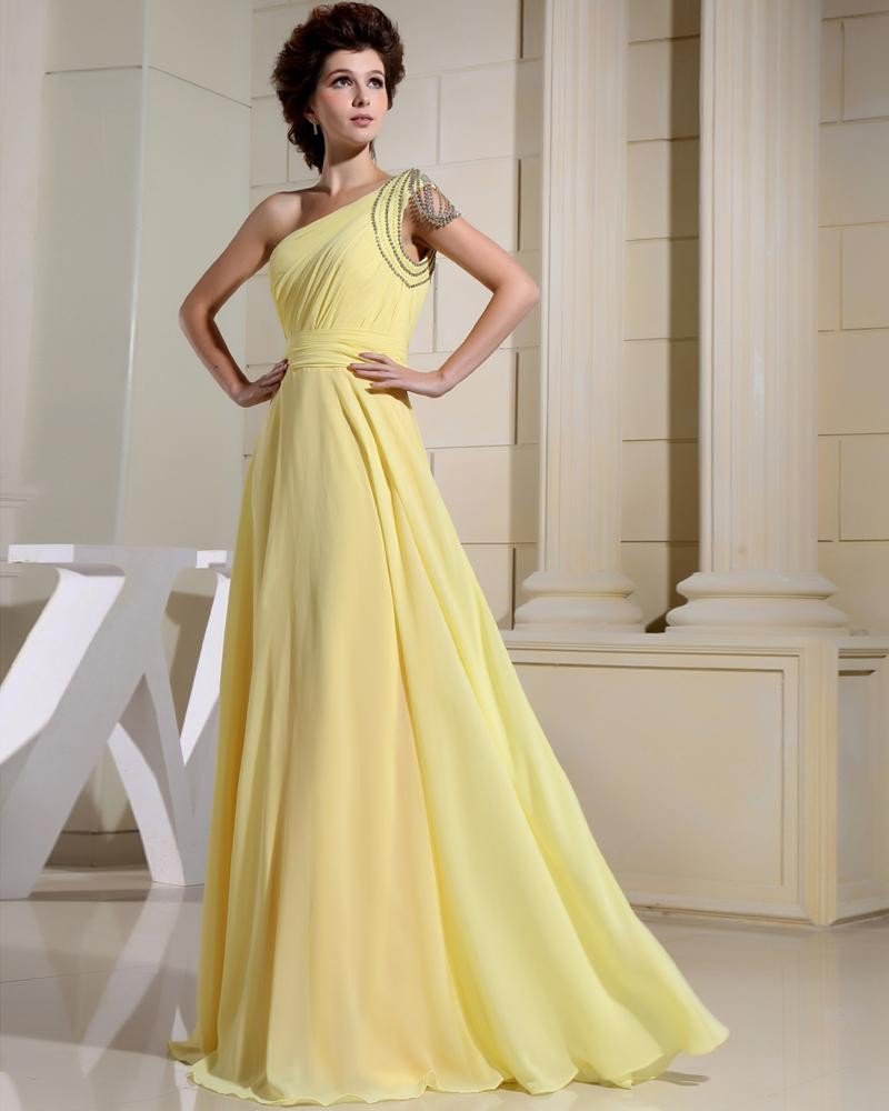 Chiffon Elastic Silk Like Satin Silk Rhinestone Pleated Floor Length Backless Sleeveless Woman Eveni