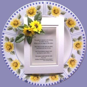 The Country Calico Stoneware Plate