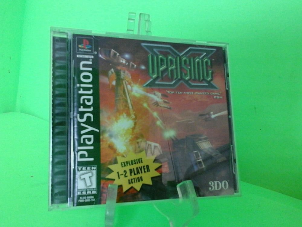 Uprising X (Sony PlayStation 1, 1998) PS1 Complete with manual - Black Label