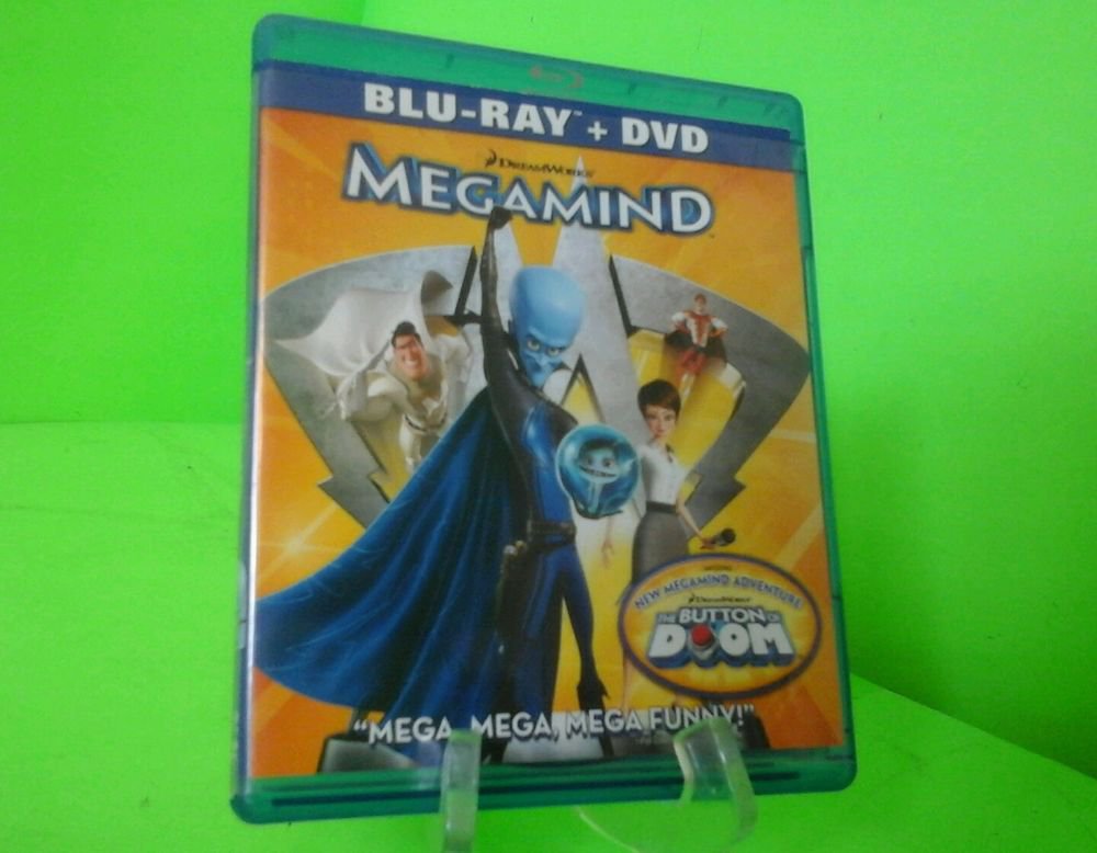 Megamind (Blu-ray/DVD, 2011, 2-Disc Set) FAST FREE SHIPPING