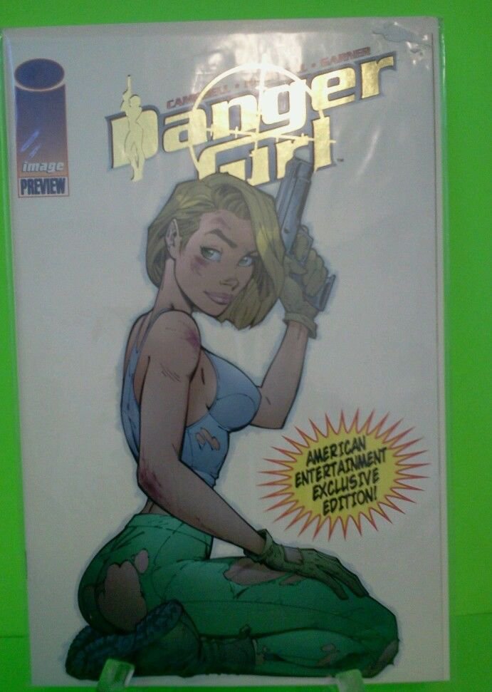 DANGER GIRL AMERICAN EXCLUSIVE EDITION RIPPED CLOTHES Great condition