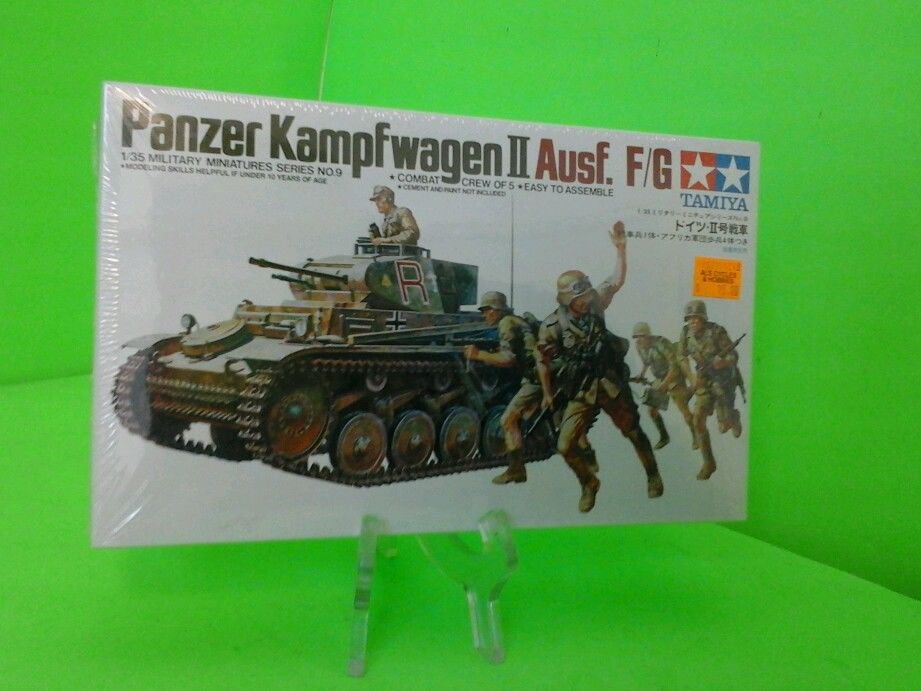 1/35 1971 TAMIYA GERMAN PANZER KAMPFWAGON II AUSF F/G TANK KIT MM109 NEW SEALED
