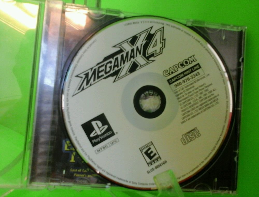 Mega Man X4 (Sony PlayStation 1, 1997) disc only FAST FREE SHIPPING