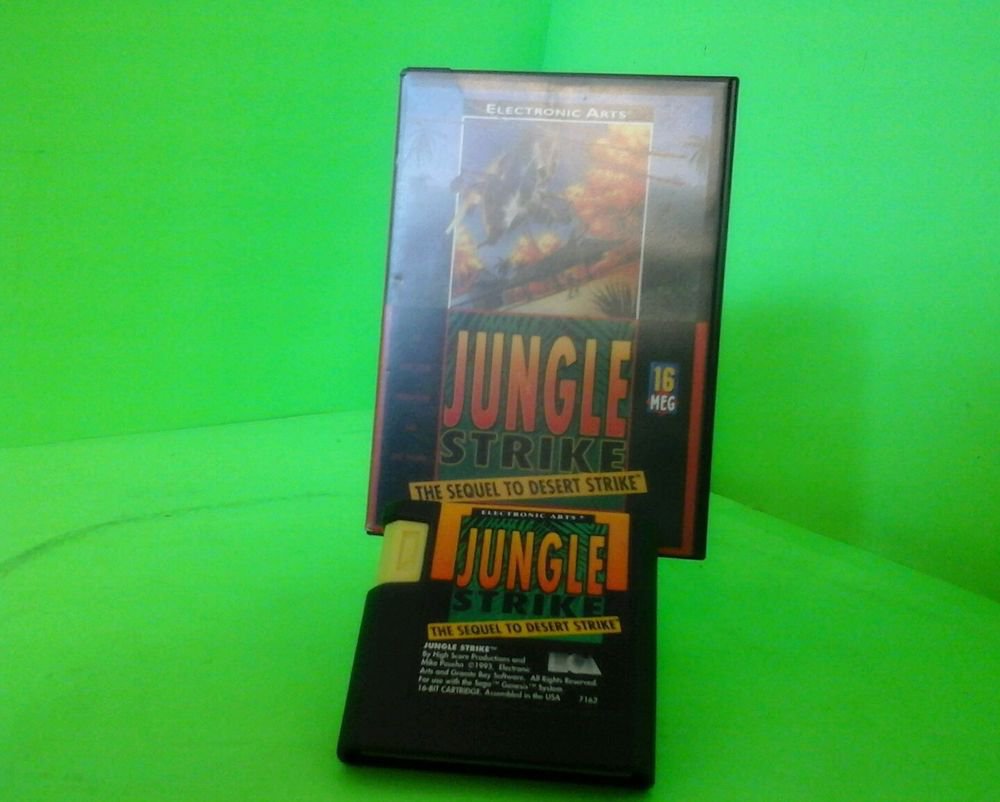 Jungle Strike (Sega Genesis, 1993). Cleaned and Tested! FAST Free Shipping!