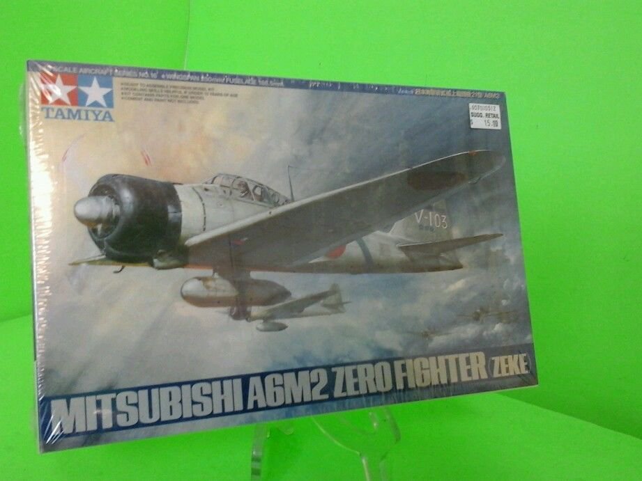 TAMIYA MITSUBISHI A6M2 ZERO FIGHTER (ZEKE) 1:48 Scale NEW SEALED FAST SHIPPING
