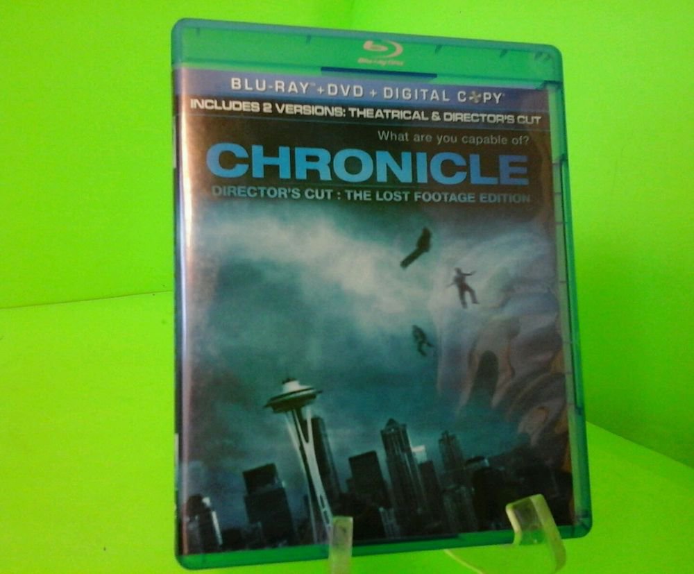 Chronicle Blu-ray/DVD, 2012, 2-Disc Set Lost Footage Edition FAST FREE SHIPPING