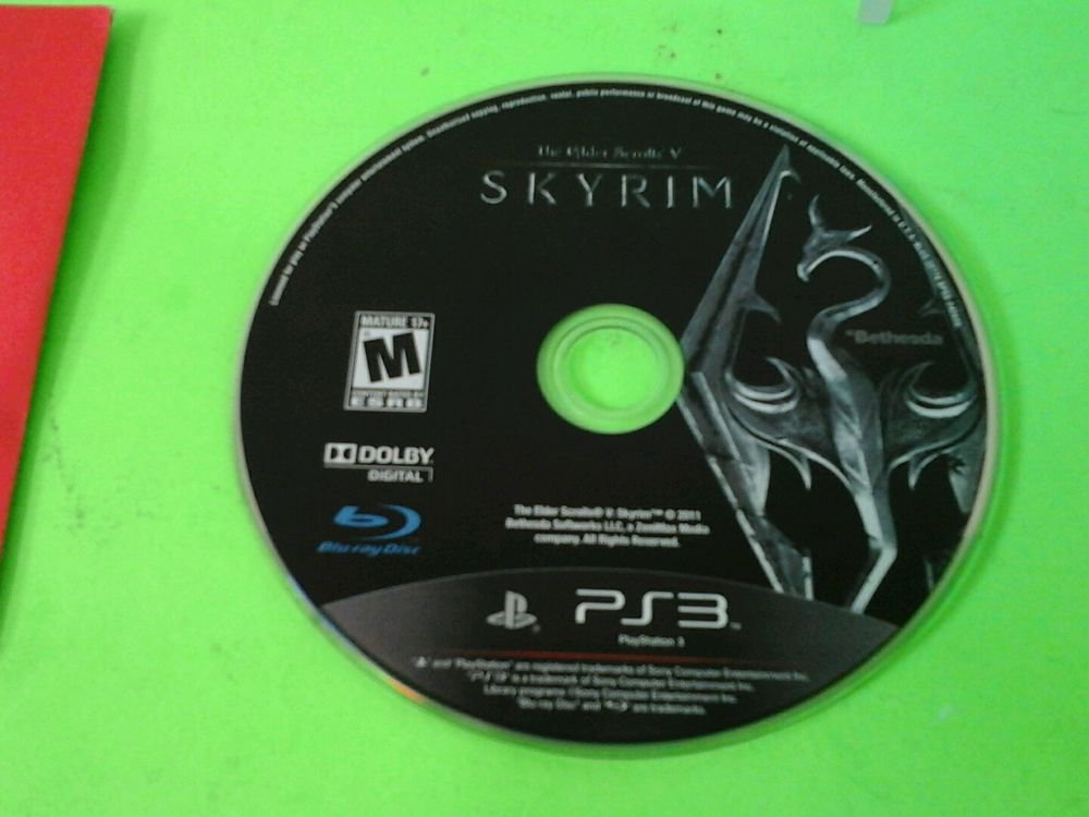 Disc Only SKYRIM The Elder Scrolls V Playstation 3 PS3 Sony Game FREE SHIPPING