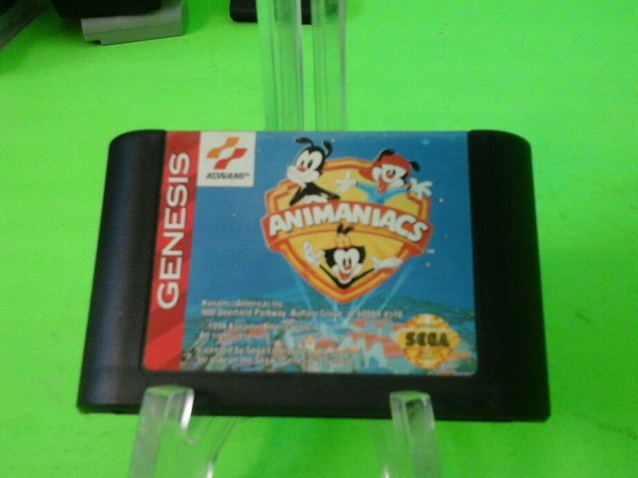 ANIMANIACS ( sega genesis 1994 ) cartridge only tested
