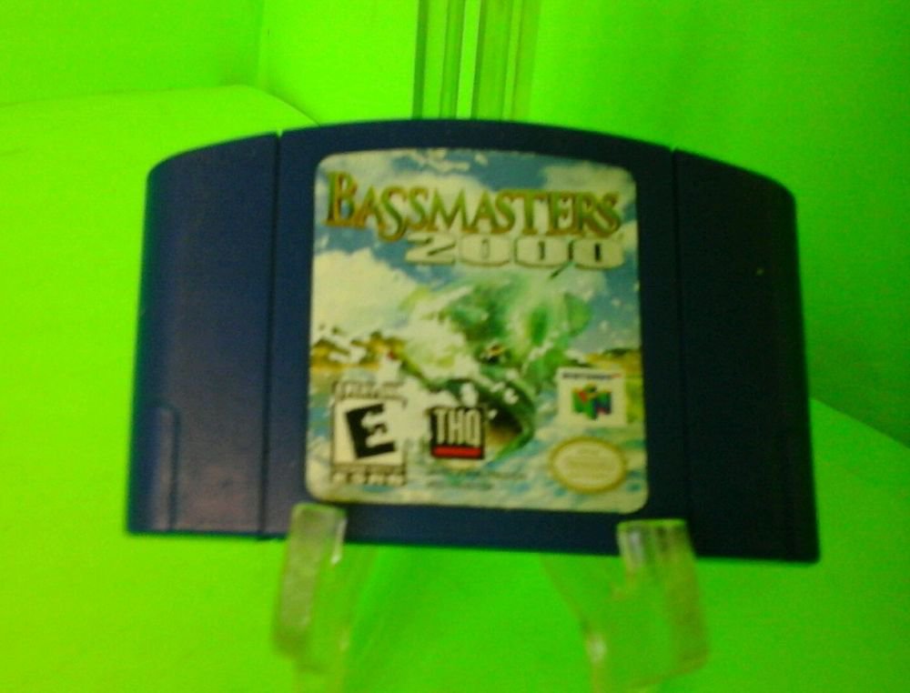 Nintendo 64 N64 Bass Masters 2000 Video Game TESED WORKS FAST FREE SHIPPING