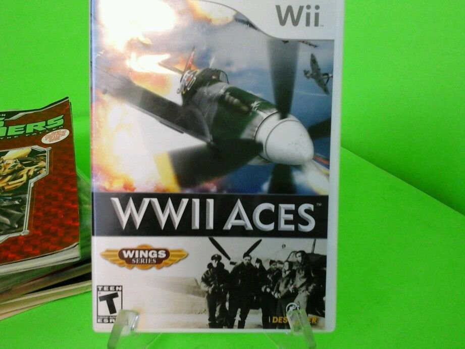 WWII Aces (Nintendo Wii, 2008) Complete Free Shipping