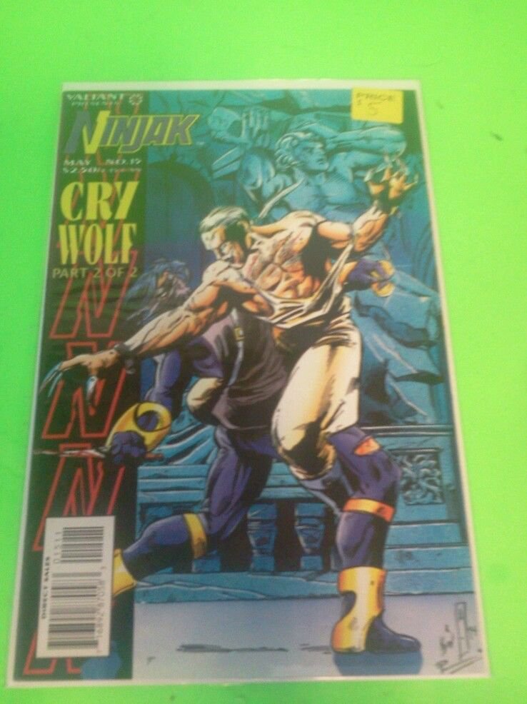 Ninjak Comic Book/ Issue 15 / Near Mint Condition /Valiant Comics FREE SHIPPING