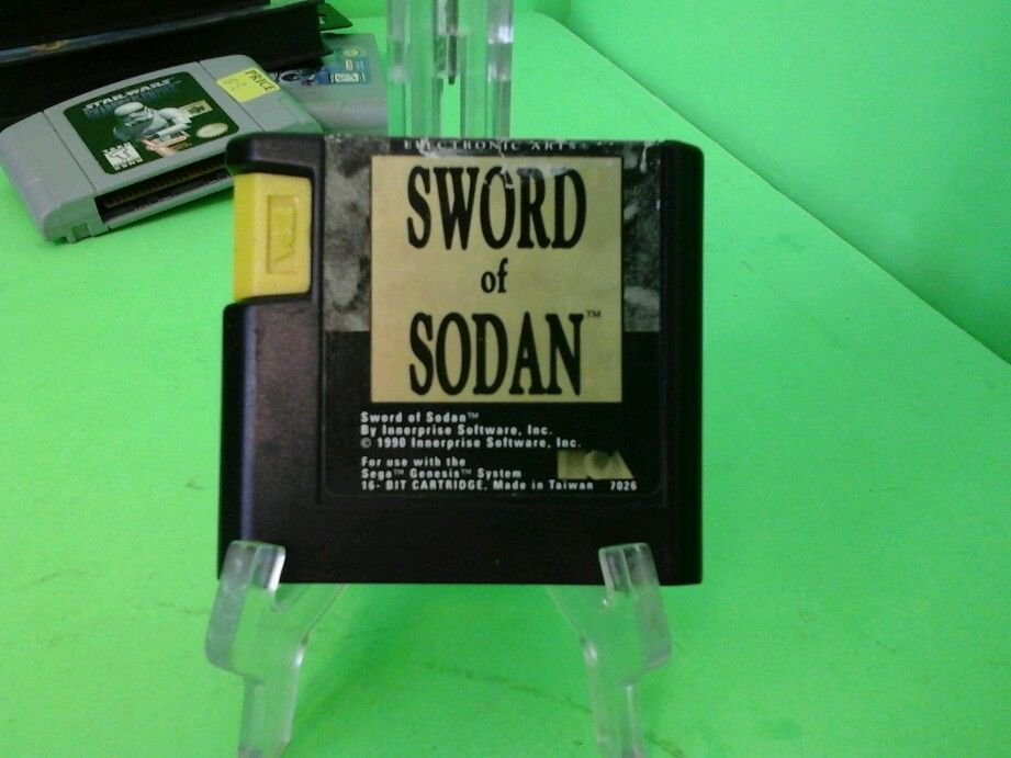 Sega Genesis Sword of Sodan - Working Game Cartridge Only RPG Adventure Games