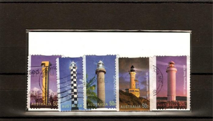 recent 2006 Australia lighthouses stamp set