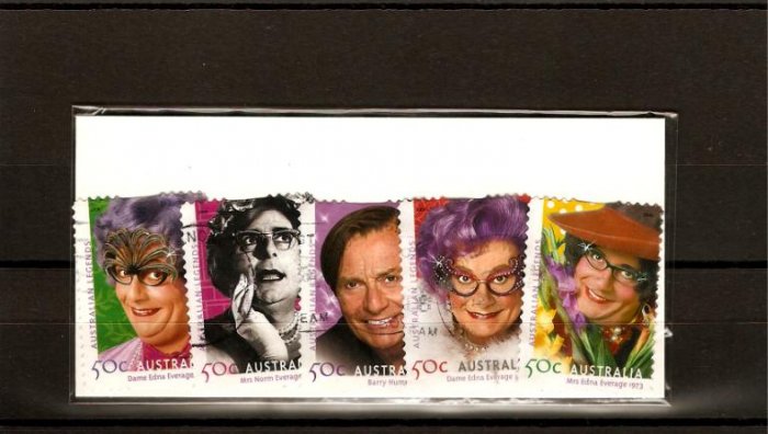 recent 2006 Australian legends stamp set