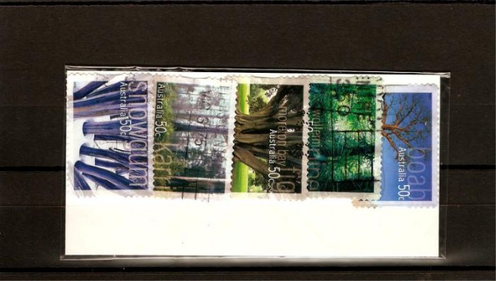 recent Australia 2005 native trees stamp set