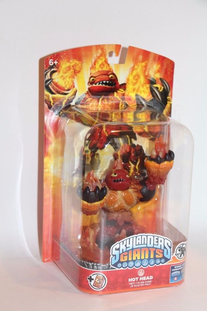 Skylanders Giants HOT HEAD New Loose Cardboard Backer SHIPS BOXED Same Day