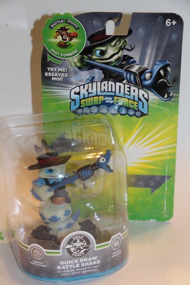 Skylanders Swap Force Quick Draw Rattle Shake W/code+card+sticker NEW