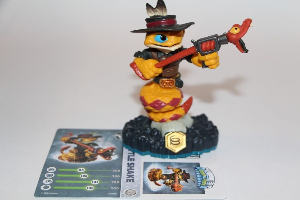 Skylanders Swap Force Rattle Shake Loose Figure w/card/sticker/web code NEW