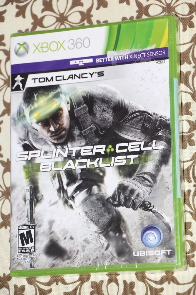 Xbox 360 TOM CLANCY'S SPLINTER CELL: BLACK LIST NEW SEALED NTSC US/Canada